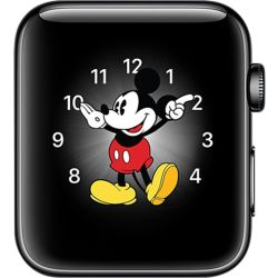 Refurbished Apple Watch Series 2 (A1758) FACE ONLY, Space Black Stainless Steel, 42mm, C