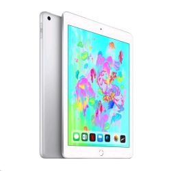 Refurbished Apple iPad 6th Gen (A1954) 128GB - Silver, Unlocked C